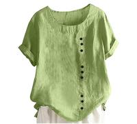 Children Kids Daily Vacation Casual Solid Short Sleeve O Neck T Shirt Tops T-shirt Camiseta de Hombro Descubierto Niñas, verde, 11-12 años
