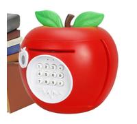 Children Money Bank - Fruit Shaped Electronic, Cash Safe Box with Password Coin Bank for Kids Home School Birthday Bedroom Nursery Living Room Bedside Fun Secure Portable Educational Toy Teach Saving