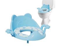 Children Potty Seat, Secure Grip Handles, Waterproof Cushion Pad, Comfortable Training Support, Kids Toilet Aid, Convenient Travel Bathroom Solution for Boys Girls Home Dorm RV Camping