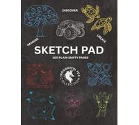 Children’s A4 Blank Sketch Pad: Thoughtful Fox Children’s A4 Blank Sketch Pad - Drawing & Painting Paper Book for Kids | Plain Art Sketchbook Notebook | 100 Page Pad for Sketching & Doodles