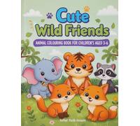 Children’s Coloring Book with Animal Illustrations: Fun and Easy Coloring Pages for Kids Ages 3-6
