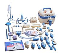 Children’s Doctor Toy Set, Pretend Medical Suitcase Play Kit with Lights and Sound, Role Play Doctor For Kids, Multi-Function Medical Tools For Birthdays, 1 Set