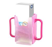 Children’s Milk Box Holder - 8x5cm Portable Juice Carton Holder | Lightweight PP Milk Carton Handle | Spill Proof Drink for Kids | Odorless Beverage with Easy Carry Design for Travel and Daily Use