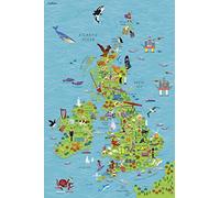 Children’s Wall Map of the United Kingdom and Ireland (Maps) [Idioma Inglés]: Ideal way for kids to improve their UK knowledge
