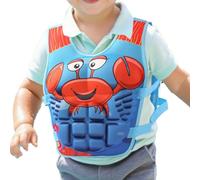 Children Swim Vest, Children Pool Swimsuit, Kayaking Safety Gear, Adjustable Secure Fit, Buoyancy Training Support, Ideal for Boys Girls Aged 2-10 Swimming Lessons and Water Activities