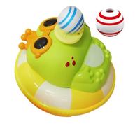 Children Toy with Light - Blowing Ball | Electric Light-up Rotating Educational Game, Interaction Animal for Kids Preschool, Living Room Bedroom, 1-Pack, Blue, Whale, Fun