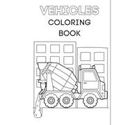 Children Vehicle colouring book