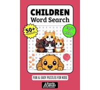 Children Word Search Puzzle Book: 50+ Fun & Easy Puzzles to Learn, Laugh & Boost Brain Power, Ideal Gift for Curious Kids, Boys & Girls Ages 6-12