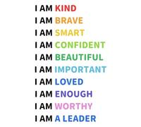 Children's Affirmations Wall Art Poster - Colorful Positive Daily Affirmations for Bedroom, Playroom Decor, Motivational Print(Unframed,08x12inch(20x30cm))
