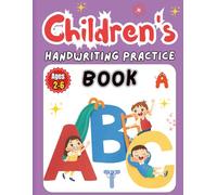 Children's Ages 2-6 Handwriting Practice