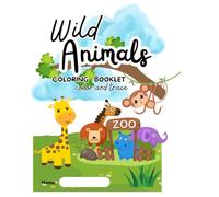 Children's Baby Animal Coloring book: Color and Trace