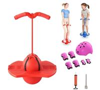 Children's Balance Jumping Ball, Non-Slip Bouncing Ball with Handle and Pump, Safe Hopper Toy for Kids Ages 5+, Boys Girls and Adults Fitness Coordination Balance Training (A2)