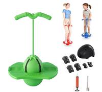 Children's Balance Jumping Ball, Non-Slip Bouncing Ball with Handle and Pump, Safe Hopper Toy for Kids Ages 5+, Boys Girls and Adults Fitness Coordination Balance Training (A6)