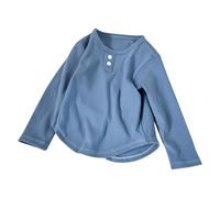 Children's Base Layer Comfortable Clothes Spring Autumn Winter Boys Girls Long Sleeved T Shirt Cooles Shirt Mädchen 152, Color morado oscuro., 12-18 meses