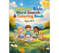Children's Bible Word Search and Coloring Book for Kids Ages 6-9
