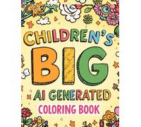 Children's Big Ai Generated Image Coloring Book (Ai Generated Coloring Books By Serenity Williams)
