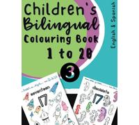 Children's Bilingual Colouring Book - 1 to 20
