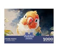 Childrens Book Illustration Adorable Parrot 1000 Pcs Ökopapier Puzzle Cute Parrot Stressabbau Kreatives Spiel Puzzles Für Erwachsene Und Kinder 38x26cm/1000pcs