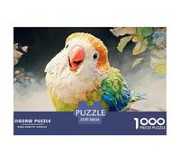 Childrens Book Illustration Adorable Parrot 1000 Pcs Stabiler Karton Puzzle Cute Parrot Stressabbau Familienspiel Puzzles Für Erwachsene Und Kinder 38x26cm/1000pcs