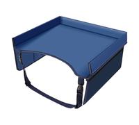 Children's car tray for travel - lap tray for | Car seat table fr travel | foldable organizer with pockets & straps, stable & versatile, ideal far playing, eating & drawing