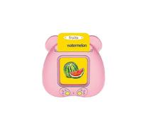 Children's card early education machine puzzle bilingual pinyin double literacy learning machine baby enlightenment educational toy card machine,pink