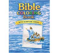 Childrens coloring book with scriptures.: Old & New Testament Coloring Pages for Boys and Girls. A Christian Activity Book for Home and Classroom.