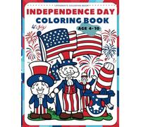 Children's coloring book with the theme 4th of July: Independence Day of the United States of America