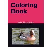 Children's Colouring Book: Animals & Birds