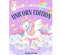 Children's colouring book unicorn edition
