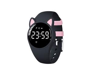 Children's Digital Watch (Non-Connected) - Sports Watch for Girls with Stopwatch, Backlight, Alarm, Calendar, Pedometer, and Step-Up Gauge