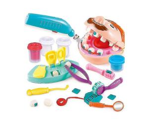 Children's Educational Colored Clay, Small Dentist Play House Plasticine Tooth Extrac