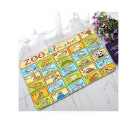 Children's English Animal Alphabet Doormat Indoor/outdoor/bathroom Rugs 45x75 Cm