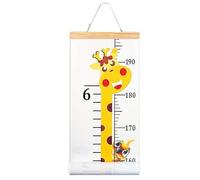 Children's Growth Chart - Wall Height Chart for Kids | Removable Child Height Wall Charts with Lanyard | Reusable Growth Marker Indicators for Family Kindergarten Interior Decoration