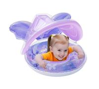 Children's Inflatable Pool Float with Sunshade - 22.44x16.93 Inches Pool Float | Sun Protection Rafts for Pools with Canopy | Shape Raft Water Chair Boat for Lake Summer Backyard Outdoor