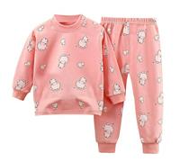Children's Long Set Baby Autumn Baby Underwear Girl'S Home Wear Boy's Clothes Chica Invierno (AU, 3-6 Months)