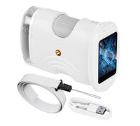 Children's Microscope - 1000X Handheld Rechargeable Digital Science Toy with 2-Inch IPS Screen, 8 LED Lights, Photo and Video Capture, Portable Stem Tool For Home, School, Lab and Outdoor Exploration