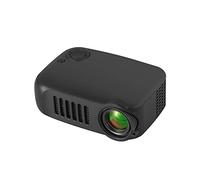 Children's Mini Portable Projector A2000 Projector Home Portable Mini Factory Direct Supply Home Theater Projector (Size : White Powder Contrast) (Cool All Black)