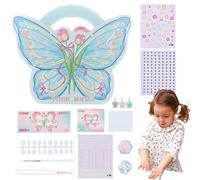 Children's Nail Art Set | Nail Polish Stickers For Kids | Kids' Nail Art Decor Kit | Fun Nail Art For Kids | Festive Nail Art For Kids Safe And ABS For Birthday, Children's Day And Christmas
