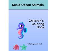 Children's Sea Animals Coloring Books