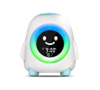 Children's Sleep Trainer Wake Up 5 Colors 5 Alarm Light Bedside Clock Temperature Boys Girls