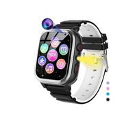 Children's smartwatch with 26 games, HD camera, for boys and girls from 3 to 12 years, Christmas and birthday gift, black