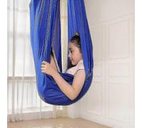 "children's swinging hammock, indoor swing elastic cuddle hammock sensory swing ideal for adhd, asperger's and sensory integration as well as autism t