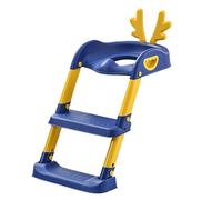 Children's Toilet Seat - Toilet Ladder for Children | Toilet Trainer with Stairs | 2 In1 Potty Training Seat with Step Stool Ladder | Toddler Toilet Seat with Anti Slip Pad for 6 Months to 10 Years Ki