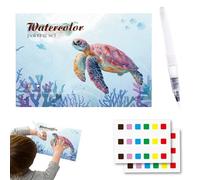 Children's Watercolor Coloring Book - Watercolor Coloring Book | Painting Workbook Classroom Reward | Water Color Painting Books for Children Boys Girls Youth Teens