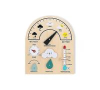Children's Wooden Weather Station Early Education Scientific Toy 25-26s