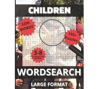 Children's Word Search: 3200 Fun Words | 155+ Large Print Puzzles for Kids | Easy-to-Read with Solutions