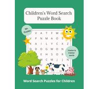 Children's Word Search Puzzle Book: Word Searches with Easy to Read Print About Farm Animals, Nature, Body Parts and More | 8.5x11 inches, 110 pages | ... Gift for Vacations, Holidays, and Free Times