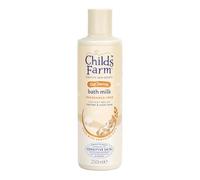 Childs Farm OatDerma - Leche de baño, sin fragancia, hidratación calmante para pieles sensibles, emoliente, bebé, niños, 250 ml