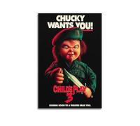 Child's Play 3 Movie Póster de Pared en Lienzo Decoración, Pintura, Arte, Dormitorio, Salón, Oficina, Pintura, Decoración Moderna del Hogar Arte de la Pared, Impresión de Imagen 24 x 36 Pulgadas (60 x