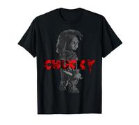 Child'S Play Chucky Red Accent Logo Camiseta